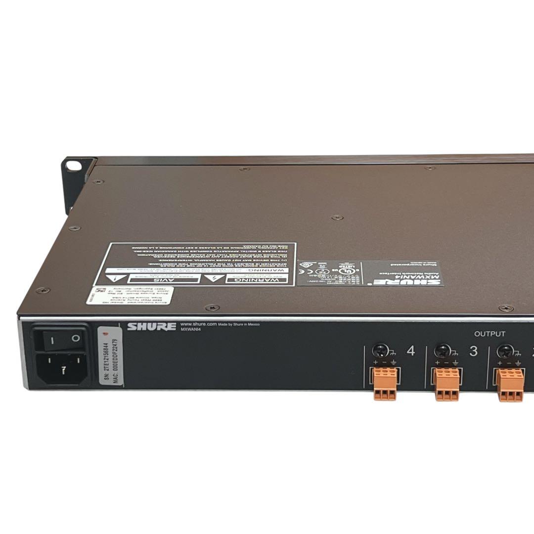 SHURE オーディオネットワークインターフェースバウンダリー型ワイヤレス送信機