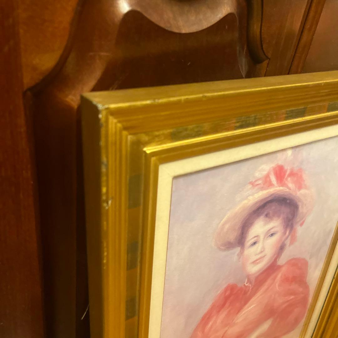 印象派 複製画 赤い衣装