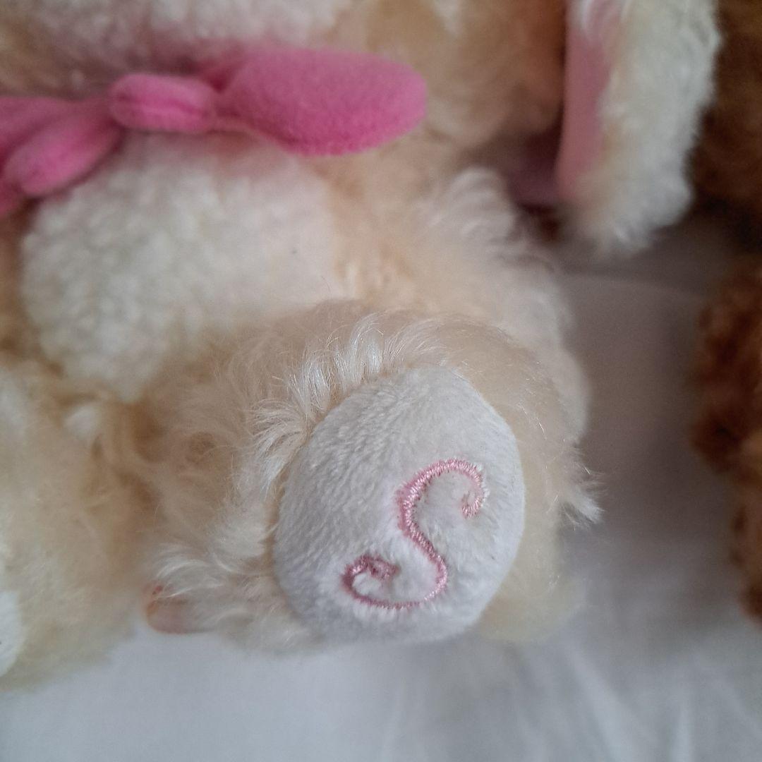 シュガーバニーズ モヘア　ぬいぐるみペア しろうさくろうさ　激レア