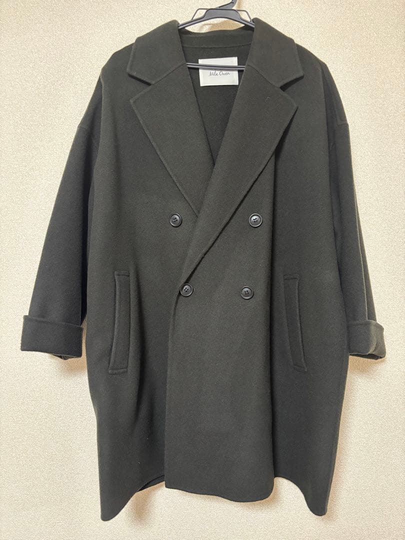 Mila Owen ワイドシルエットダブルブレストコート