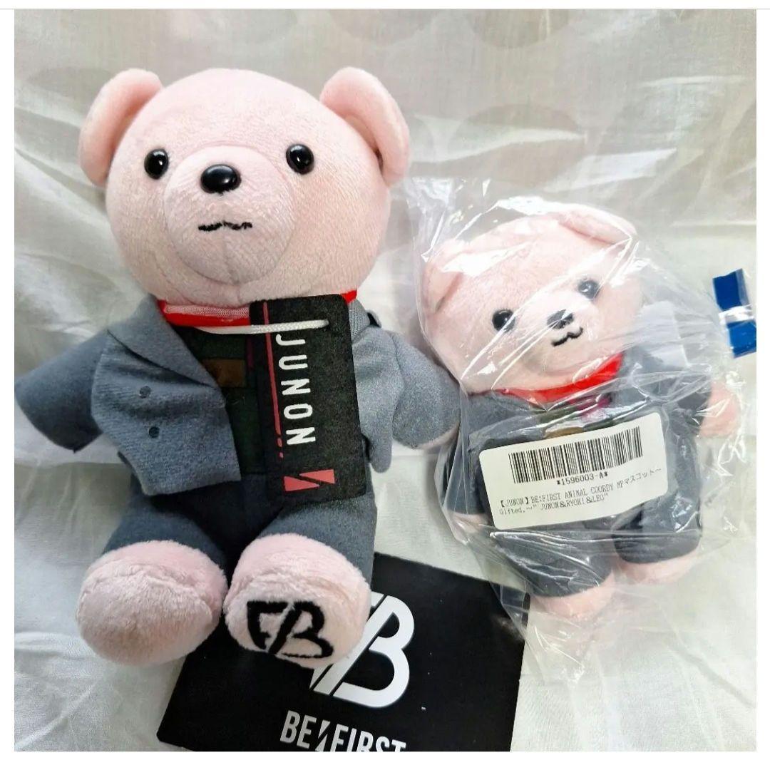 JUNON ジュノン BE:FIRST モアプラスマスコット ぬいぐるみ 赤くま