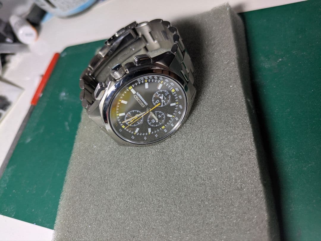 セイコー クォーツ　イグニッション　チタン クロノグラフ SEIKO