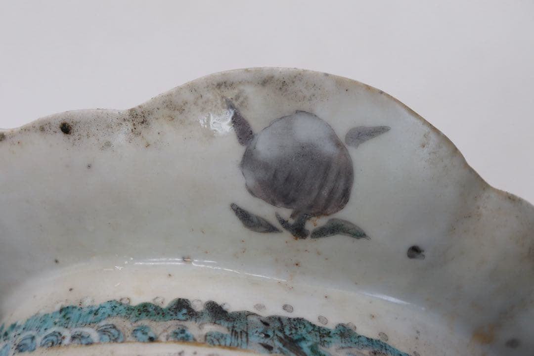 中国 清時代 粉彩 人物紋高台楕円皿 送料込み250529 - メルカリ