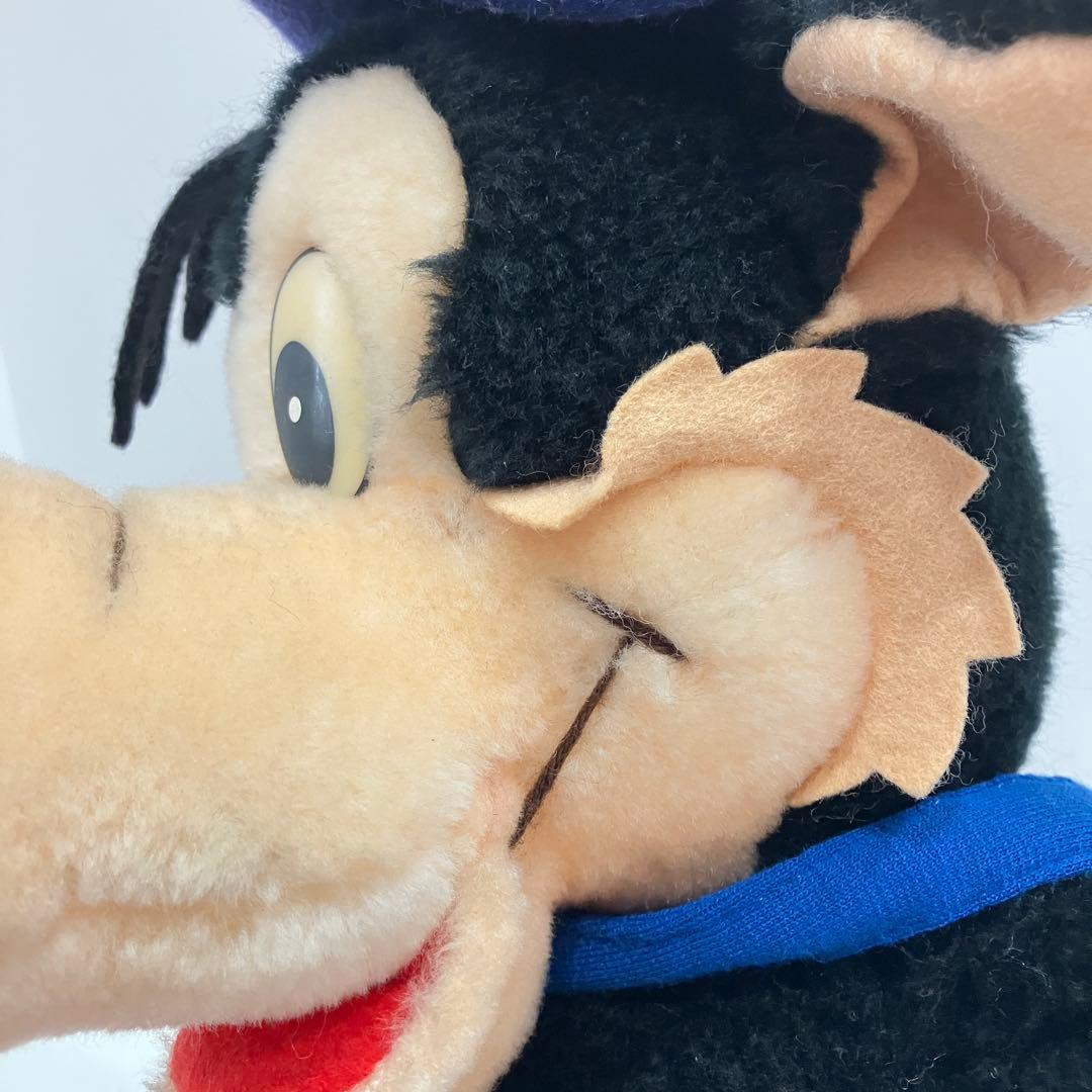 東京ディズニーランド　ビッグバッドウルフ　ぬいぐるみ　昭和レトロ