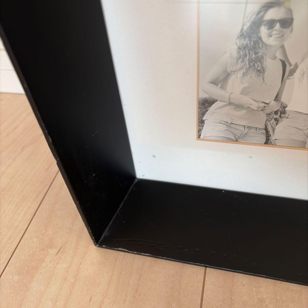 黒 マルチフォトフレーム 額縁 壁掛 写真 アート