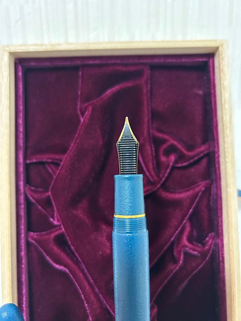 セーラー万年筆 伝統漆芸 彩雅万年筆 太字 深藍