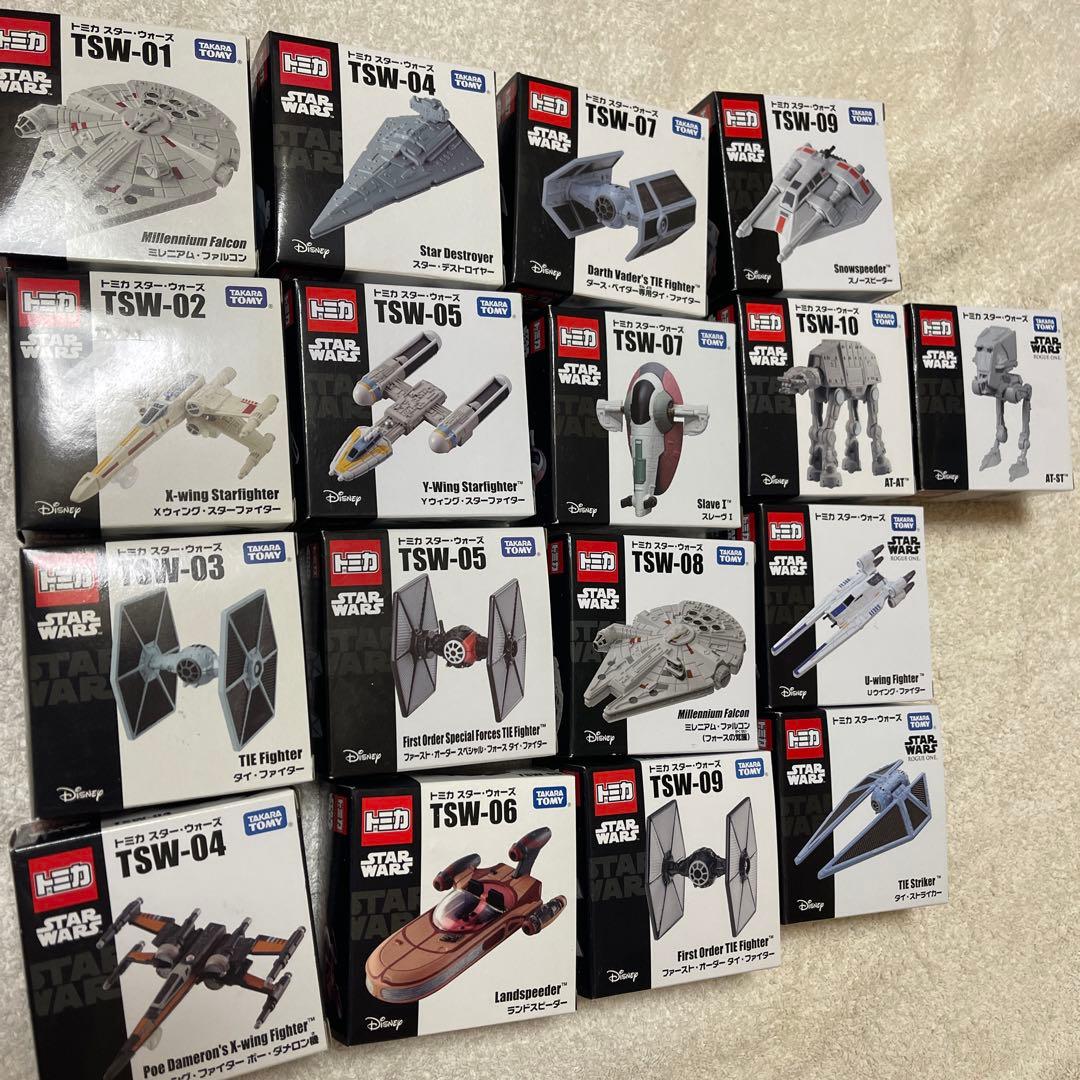 トミカ　スターウォーズ　17種セット トミカ スターウォーズ 17種セット - メルカリ