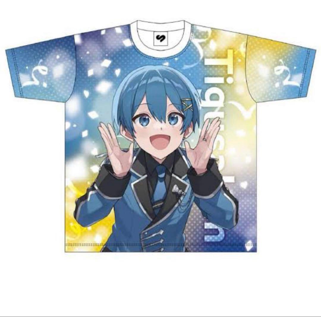 AMPTAKxCOLORS フルグラフィックTシャツ（ちぐさくん)