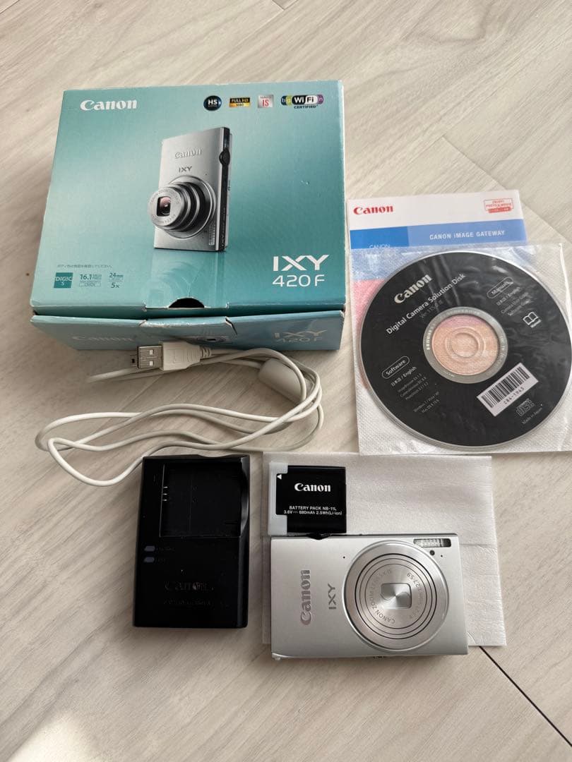 Canon IXY 420F コンパクトデジタルカメラ　キャノン Amazon.co.jp: Canon IXY 420F Digital Camera, Black, 5x Optical