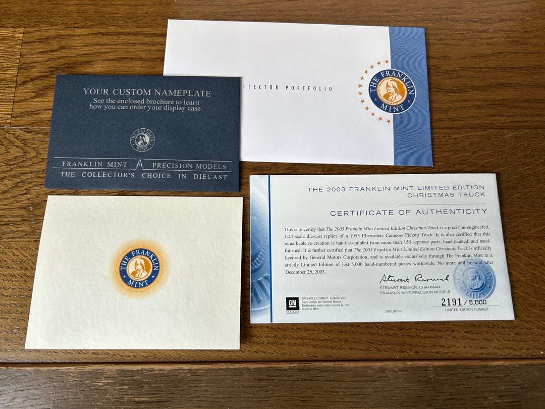 Franklin Mint 1/24 クリスマス トラック 2003限定モデル
