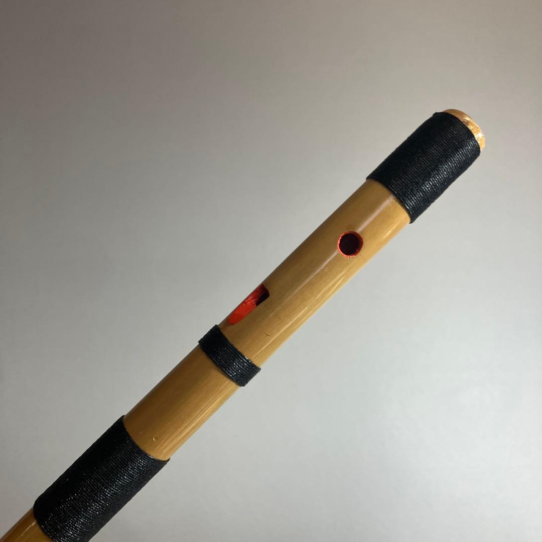 入門】神楽笛リコーダー式（古典調篠笛、囃子笛）CMRX-107 総巻 咥え笛