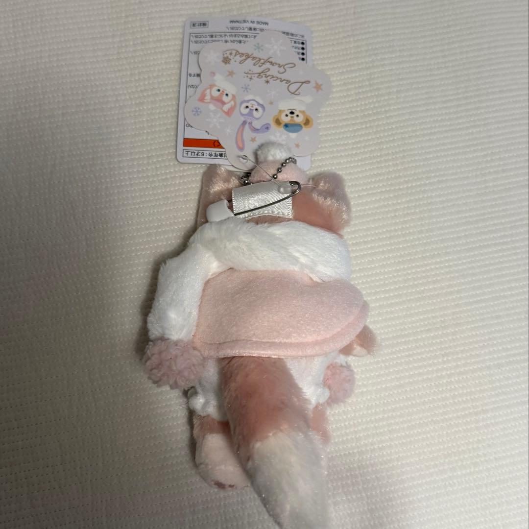 リーナベル　バッジダンシングスノーフレークス　ぬいぐるみバッジ
