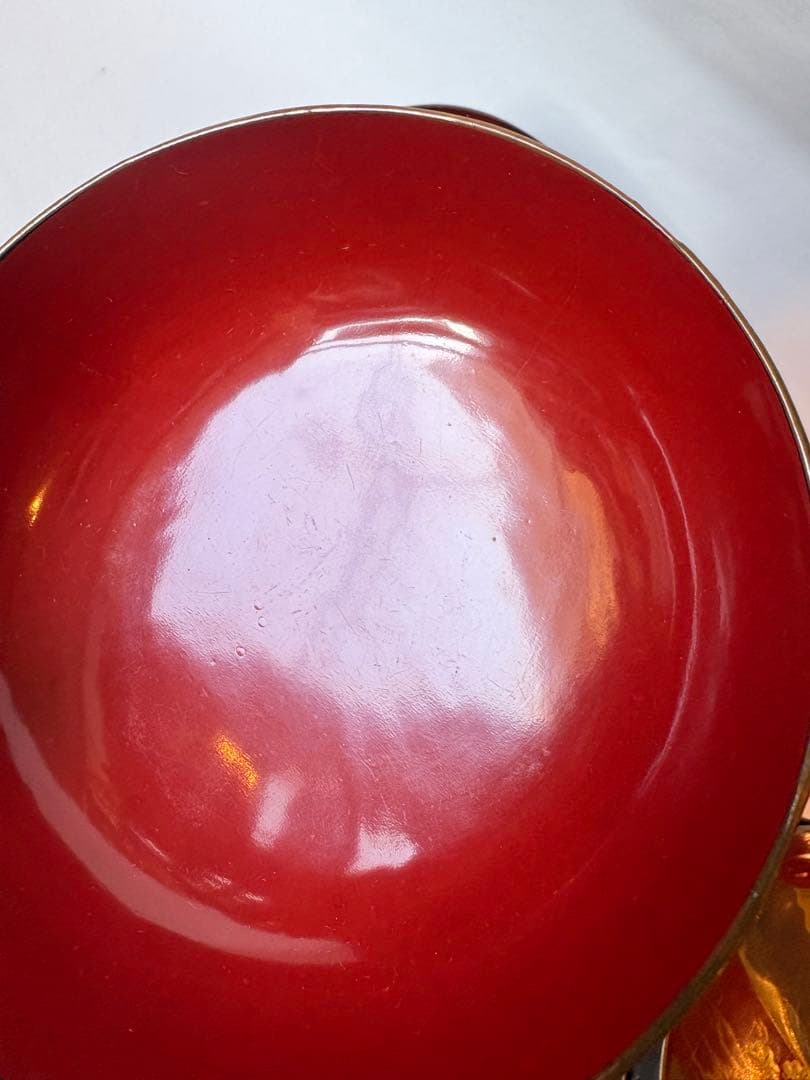 明治 大正期 会津塗 鉄錆塗 蒔絵 富士山 木製 蓋付き お椀 梅鶯