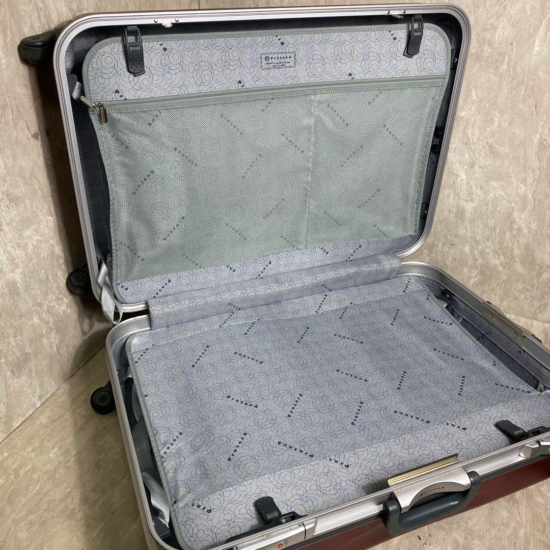 プロテカ エキノックスライト スーツケース 大容量 4輪 レッド TSAロック