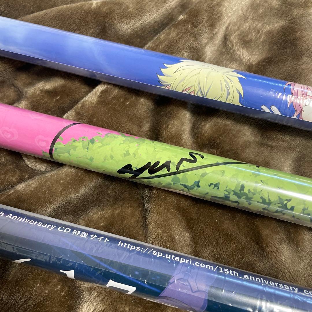 ひ*つ様 うたプリ wonderland 会場特典ポスター3本セット 直筆サイン UTA☆PRI WONDERLAND-15th Anniversary-