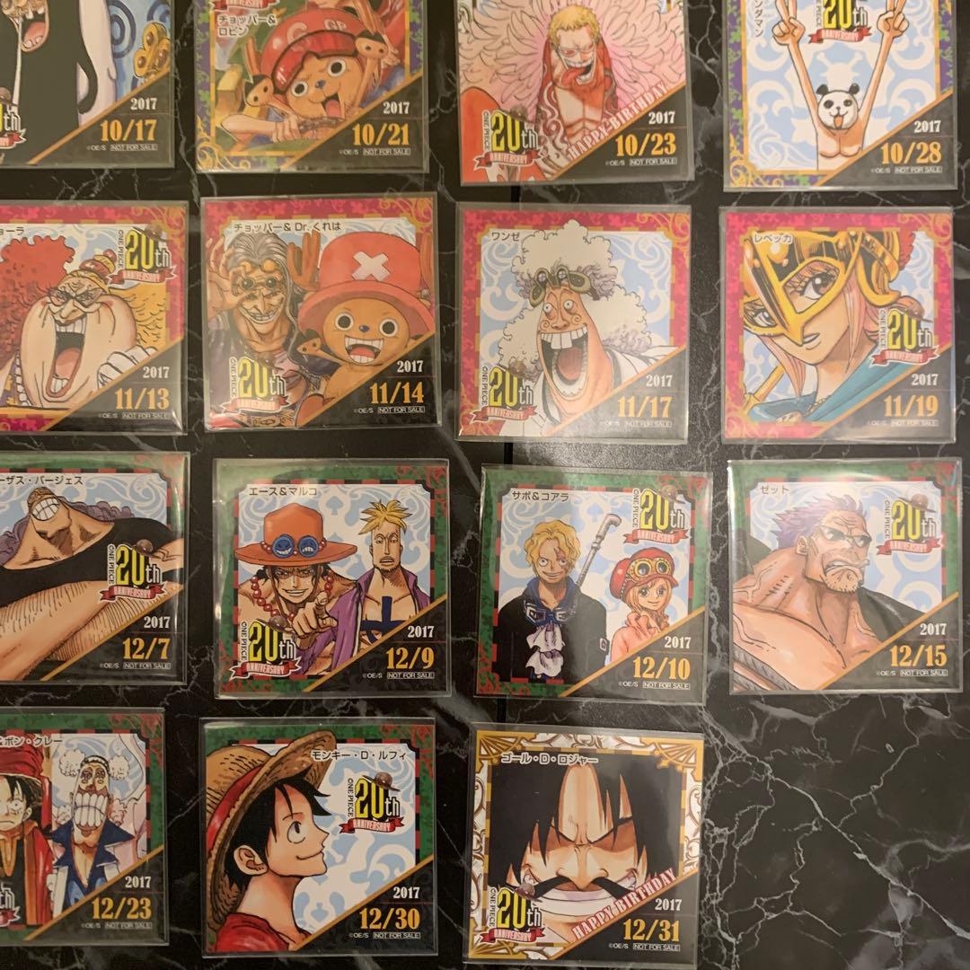 麦わらストア　365日　ステッカー　100種類　以上？　セット　誕生日　ルフィ