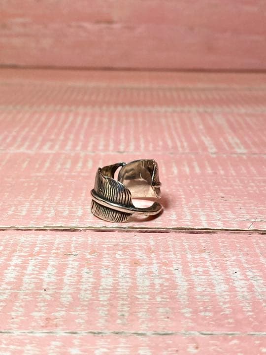 あーちゃん様専ネイティブスピリット　フェザーリング　スターリングシルバー　925