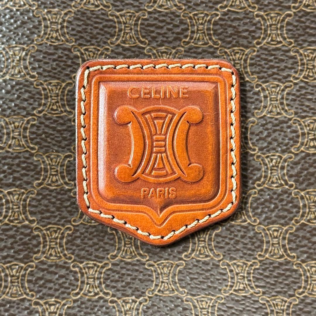 CELINE セリーヌ マカダム ミニボストンバッグ ハンドバッグ