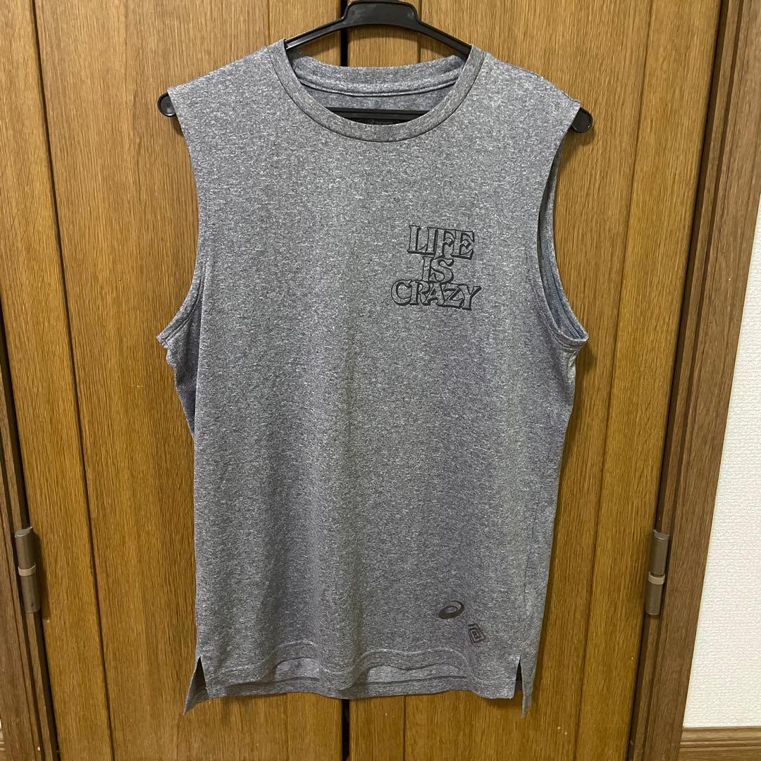 エルドレッソ eldoreso アシックス　asics コラボ　ノースリーブ ELDORESO asics エルドレッソ アシックス コラボ ノースリーブ Tシャツ