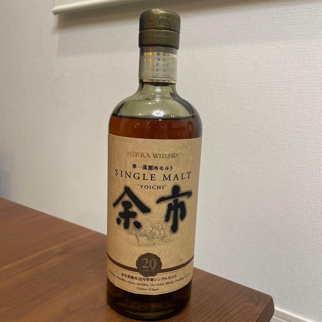 ニッカ　ウイスキー　余市20年 シングルモルト 単一蒸溜所モルト　未開封 楽天市場】シングルモルト余市20年52%700ml【箱無し