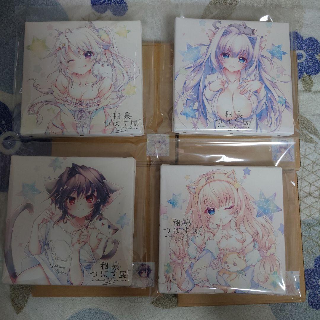 9nine ナイン 和泉つばす展 キャンバスアート 4種 都 天 春風 希亞