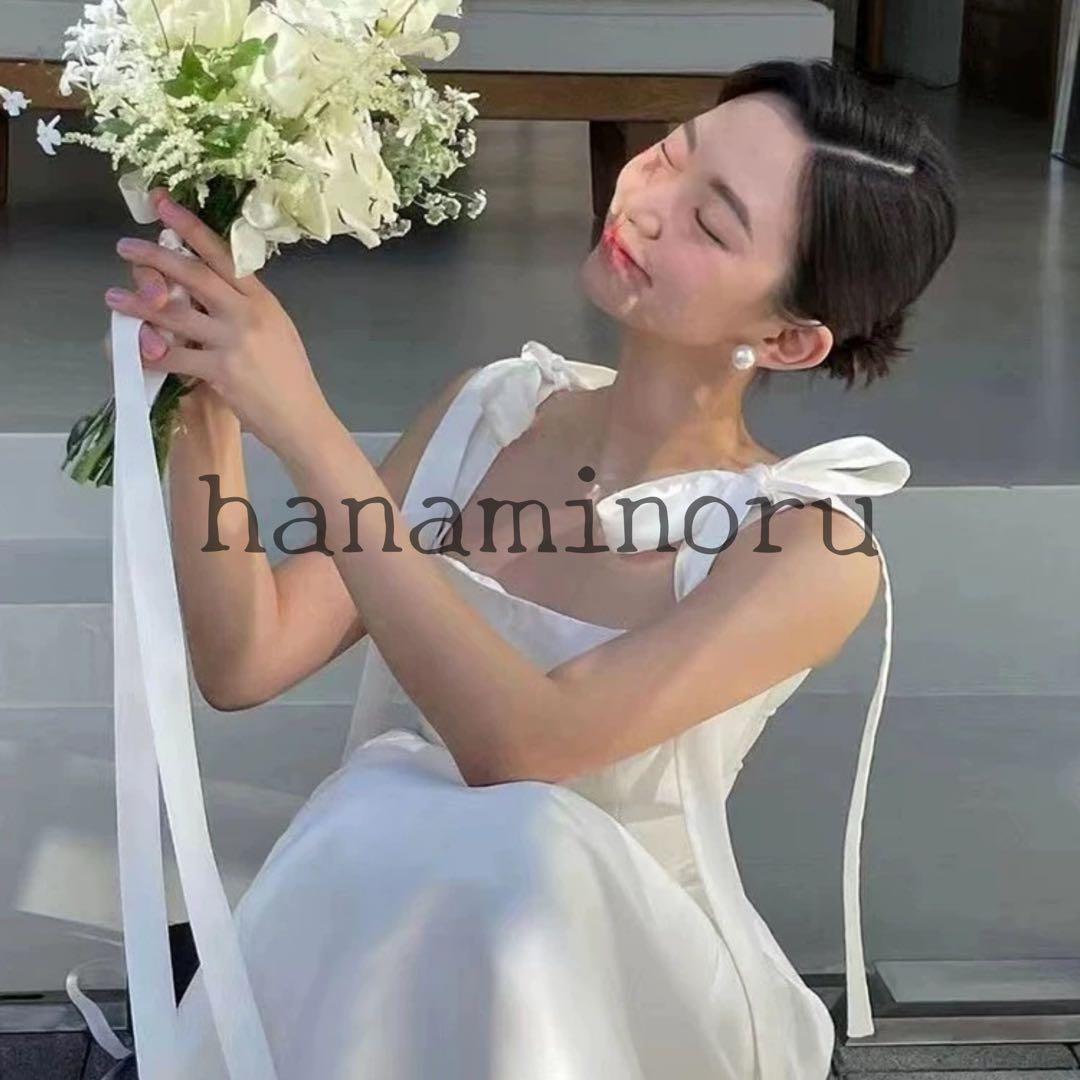 結婚式　前撮り　ドレス　パーティー　二次会　街撮り　韓国風　ウェディング　フォト