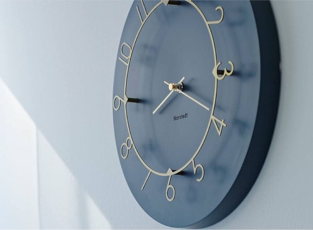 掛時計 CL-4317NV ネイビー ゴールド スイープムーブメント 時計