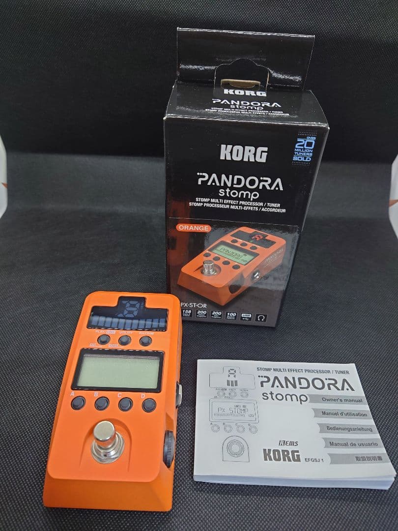 KORG PANDORA stomp 限定色オレンジ KORG PANDORA stomp 限定色オレンジ 楽しみにしていたPandoraMiniに