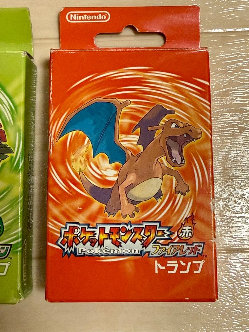 希少 ポケットモンスター ファイアレッド リーフグリーン トランプ 任天堂