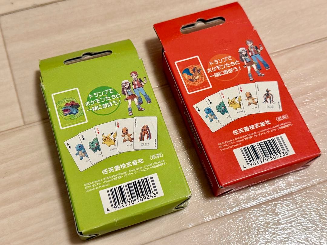 希少 ポケットモンスター ファイアレッド リーフグリーン トランプ 任天堂