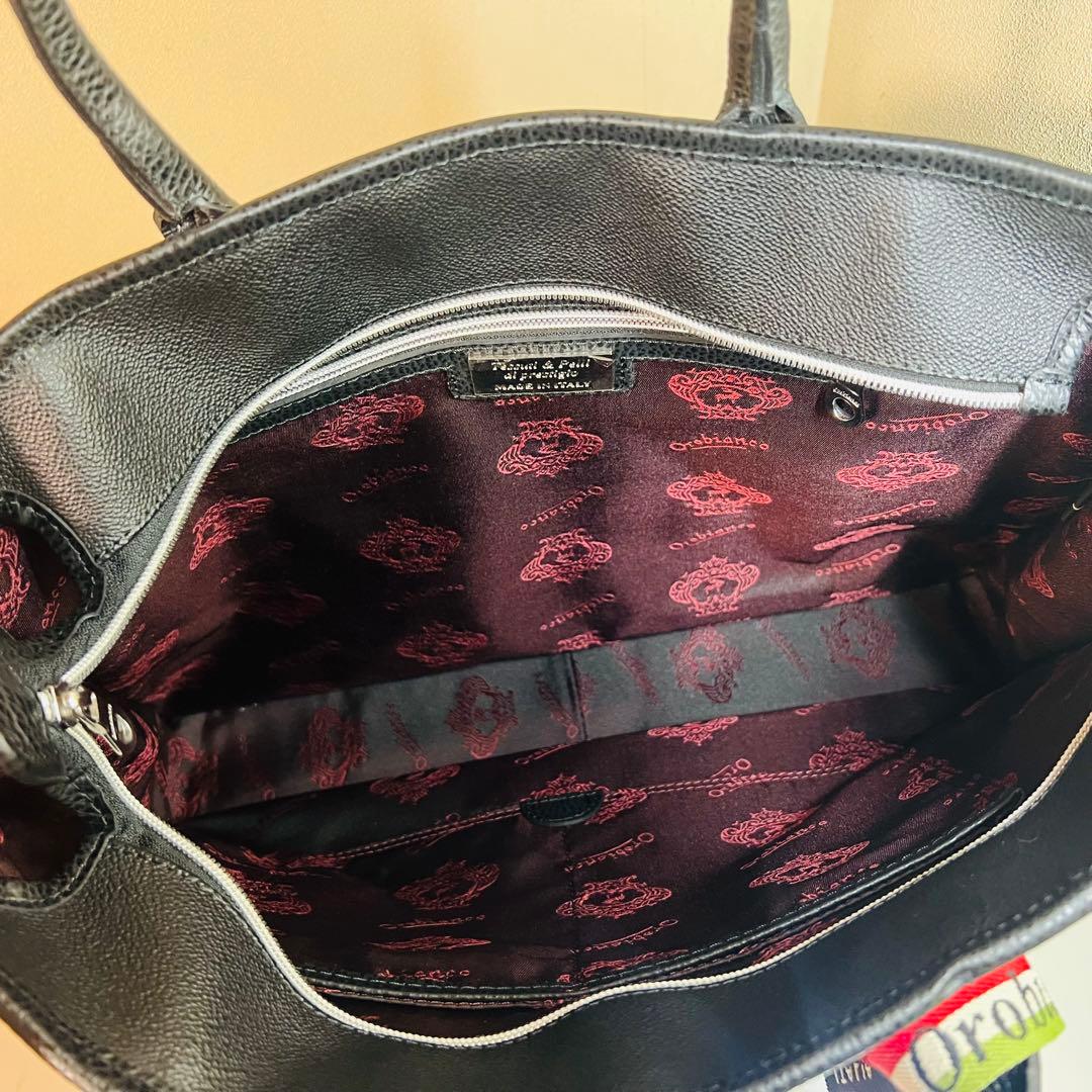 【数回使用程度】オロビアンコ ブリーフケース ビジネスバッグ レザー 2way