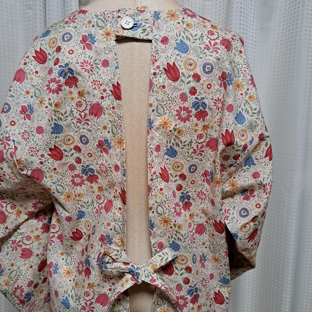 ハンドメイド割烹着(まり)３枚セット