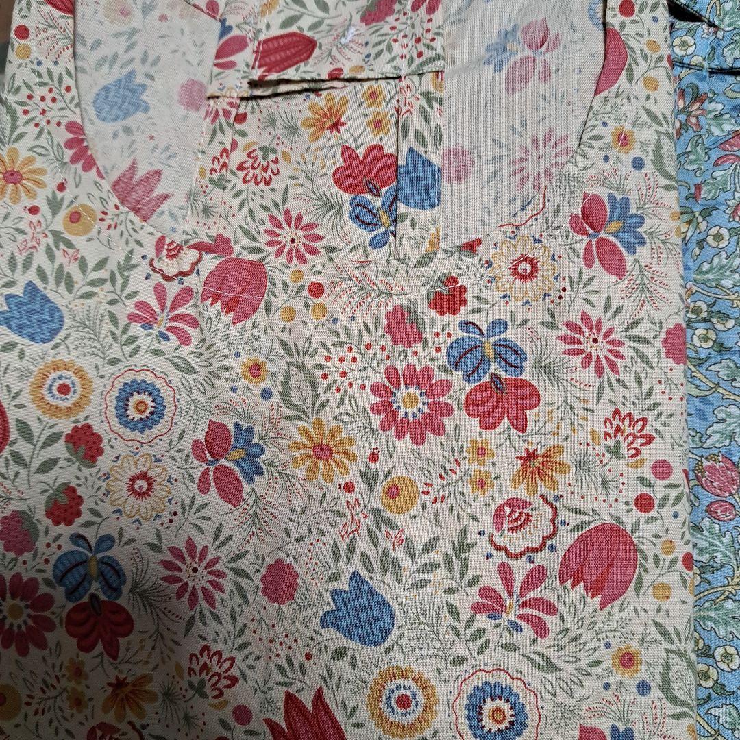 ハンドメイド割烹着(まり)３枚セット