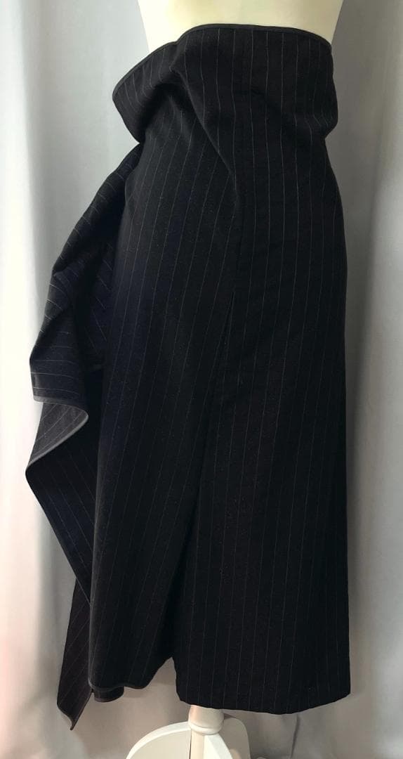 COMME des GARÇONS　ラメ入りウールの巻きサルエルパンツ