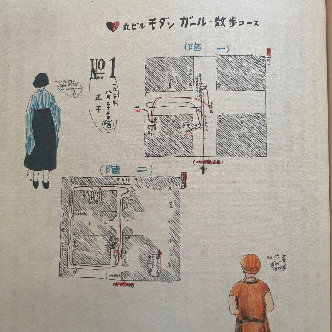 希少本「考現学」今和次郎ら編纂 昭和5年初版 25x20センチ大型本