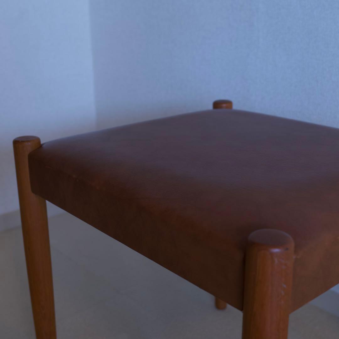 スツール Denmark Vintage Teak Stool
