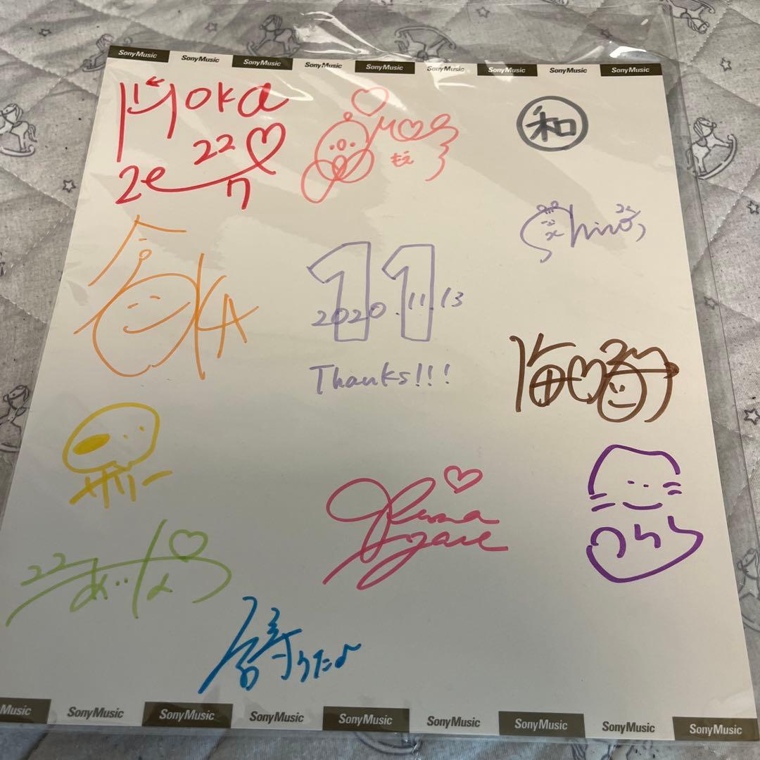 22/7 ナナニジ イレブンライブ メンバー直筆サイン色紙 - メルカリ