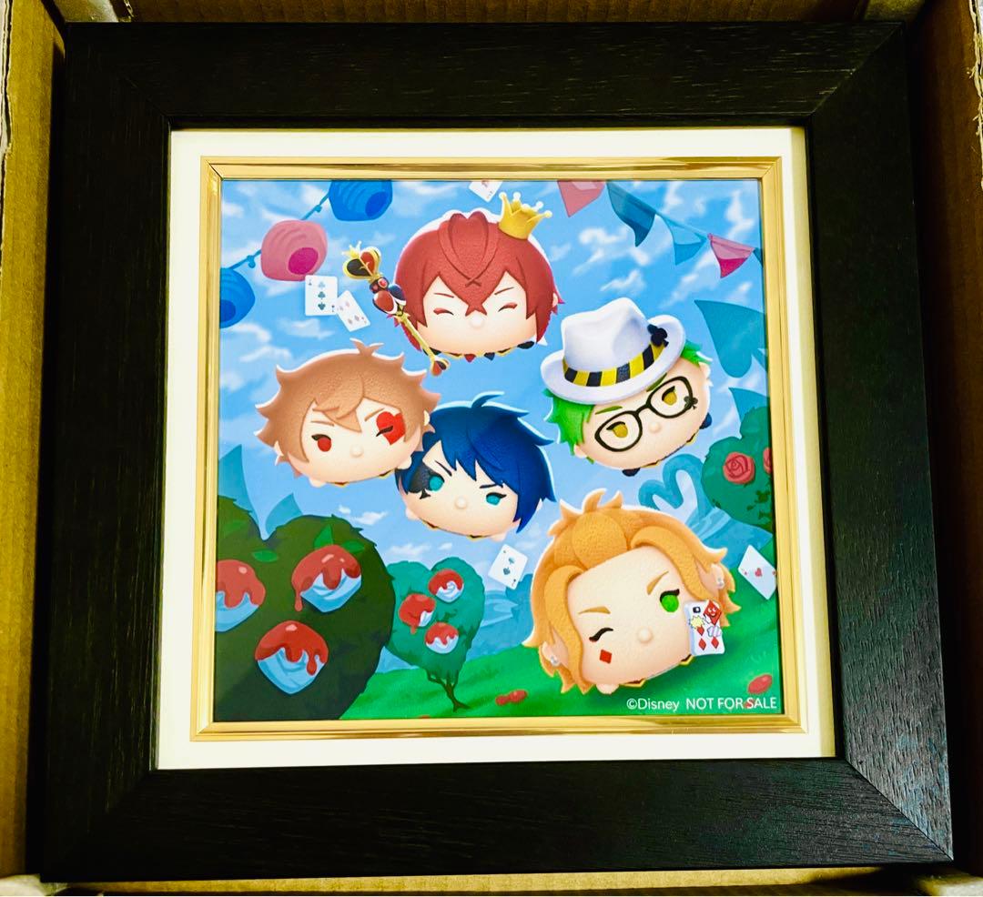 ツイステ ツムツム A賞 額入りアート ハーツラビュル エース リドル トレイ