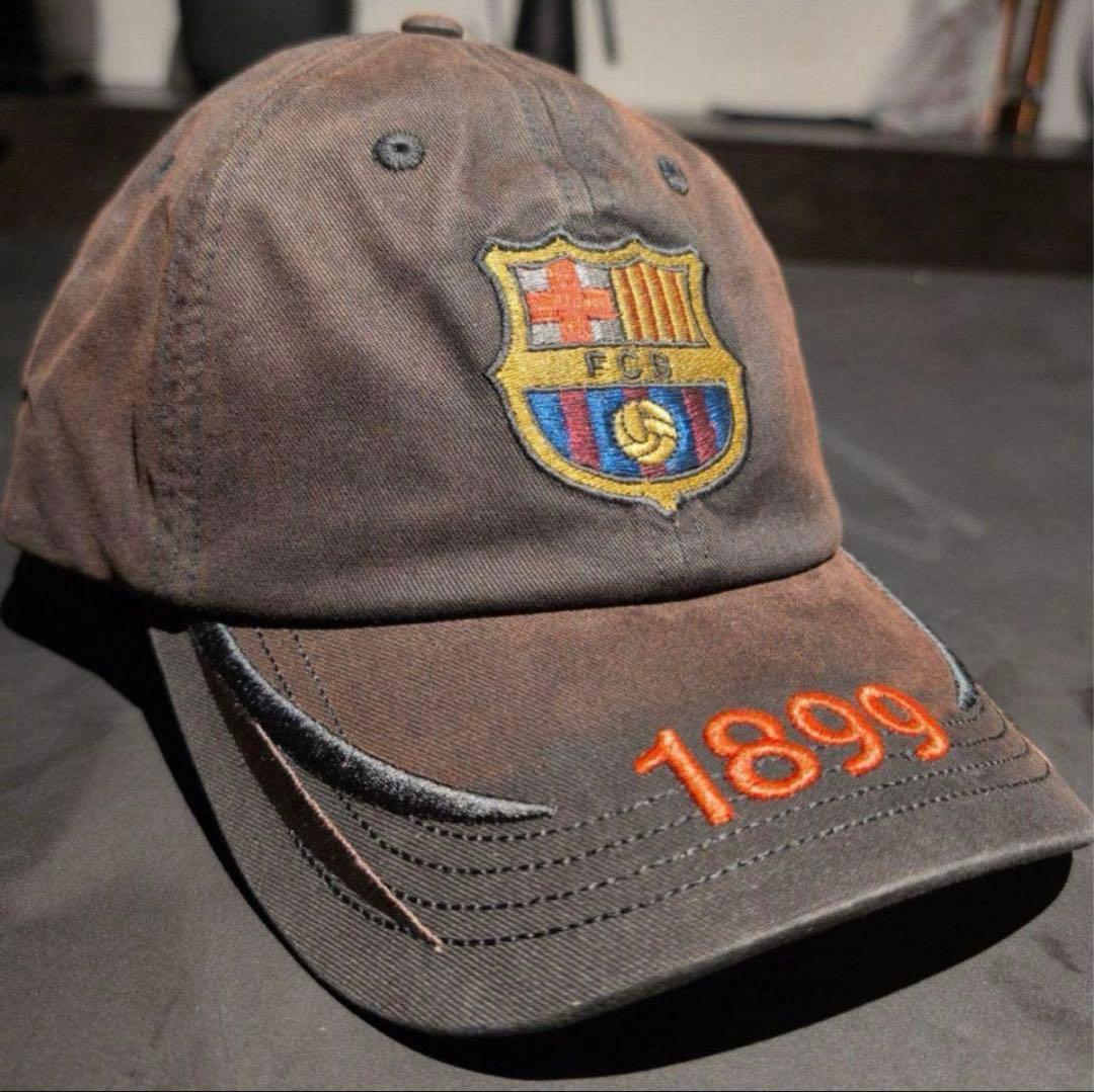 FC Barcelona Travis Scott Cap Brown Emblem 1899 Style New JAPAN | eBay