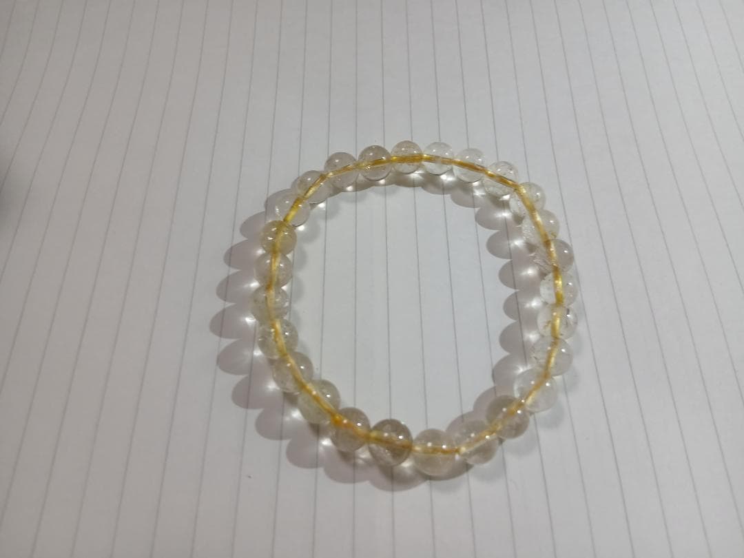 m*7様 ルチルクォーツ　ブレスレット（16~18cm）