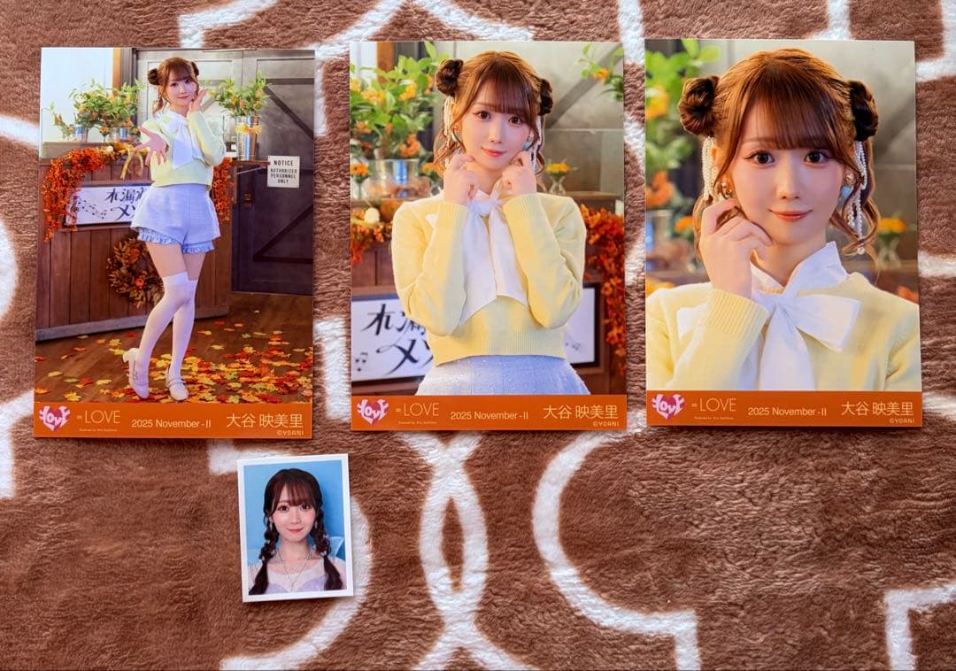 イコラブ 木漏れ日メゾフォルテ 生写真 大谷映美里コンプ IDPHOTO