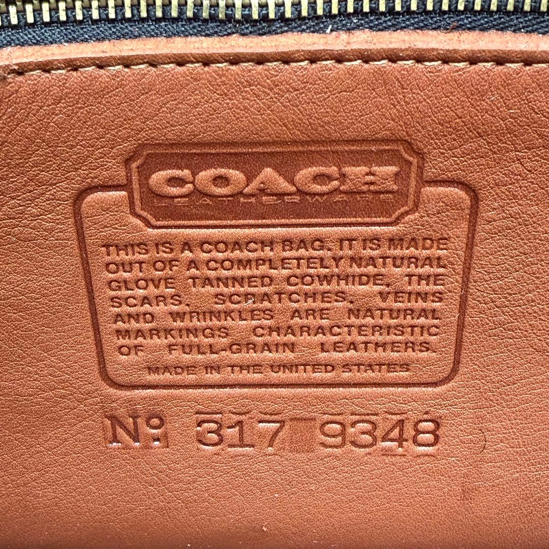 vintage coach オールドコーチ ショルダーバッグ 9850 ブラウン