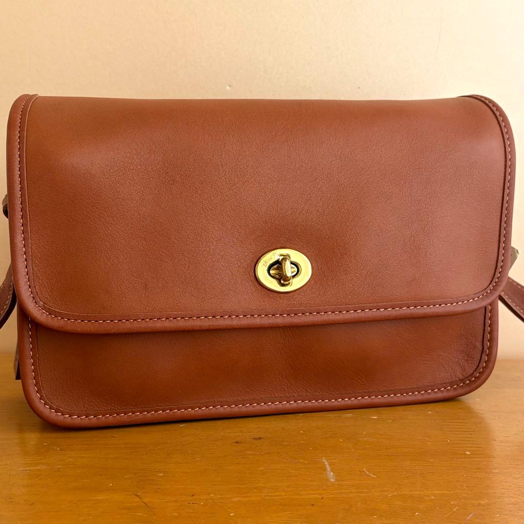 vintage coach オールドコーチ ショルダーバッグ 9850 ブラウン