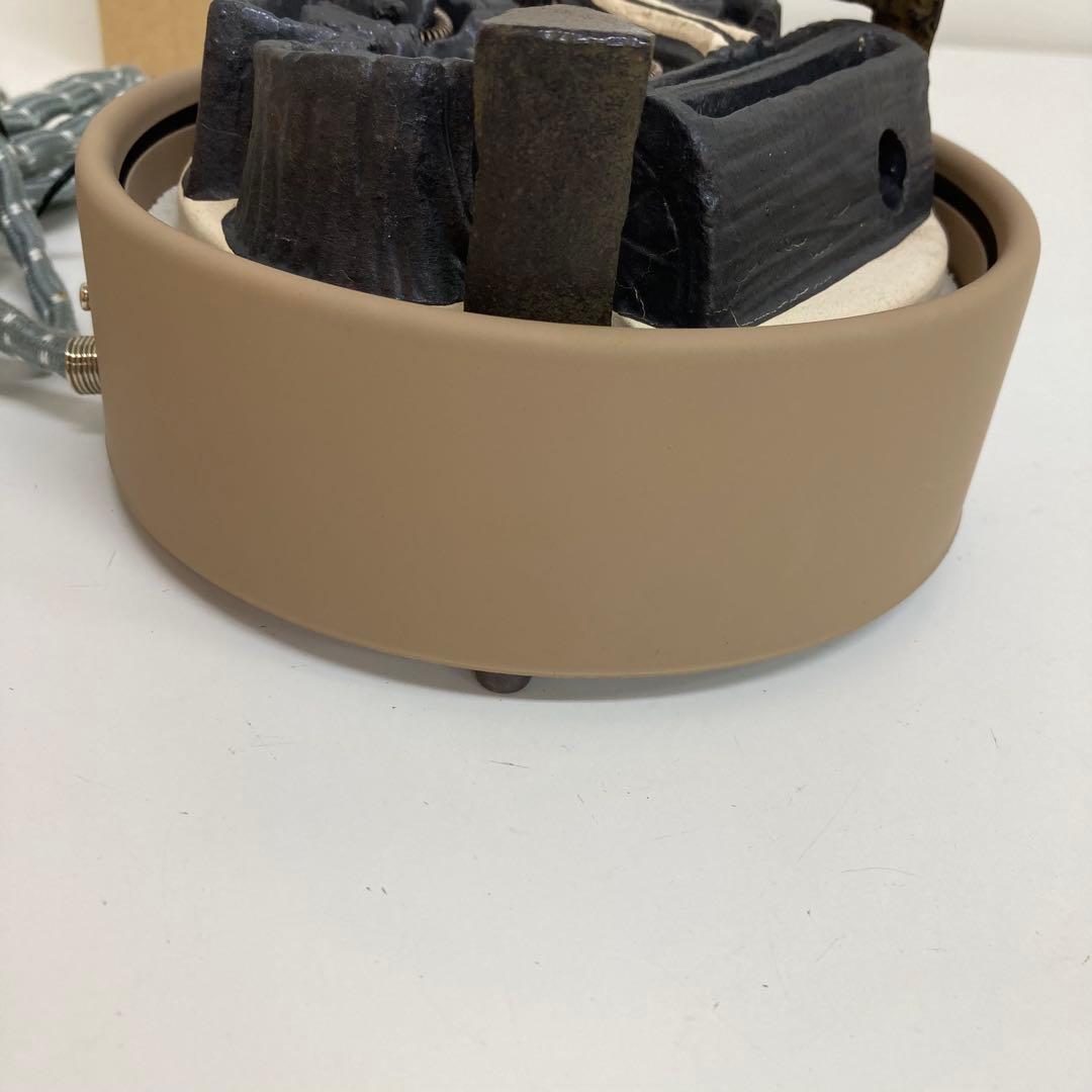 f764-34 茶道具 野々田式 炭型電熱器 B型 100v410w 野々田商店