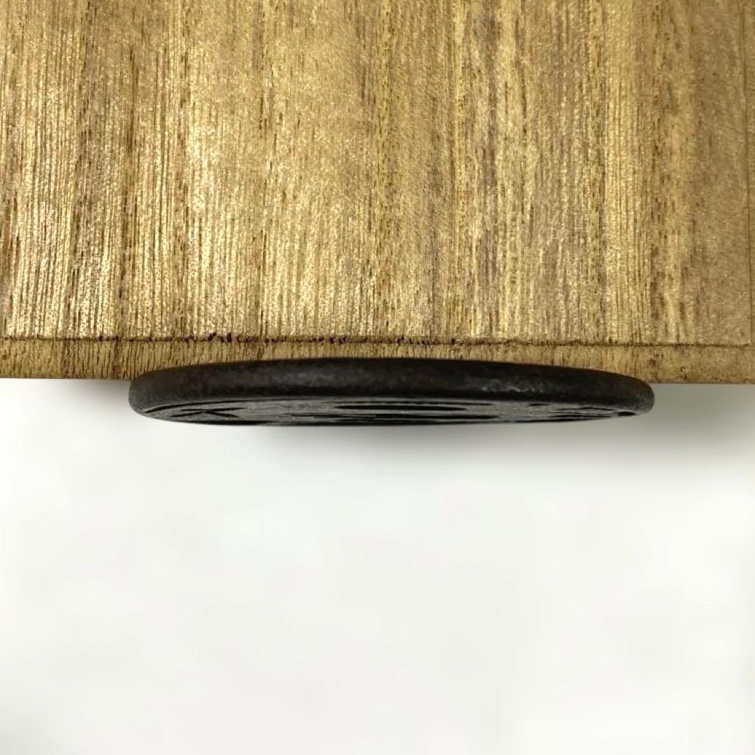 B-76 鍔　透鍔　金象嵌　武具　刀装具　骨董品　時代物　日本　美術品　工芸品