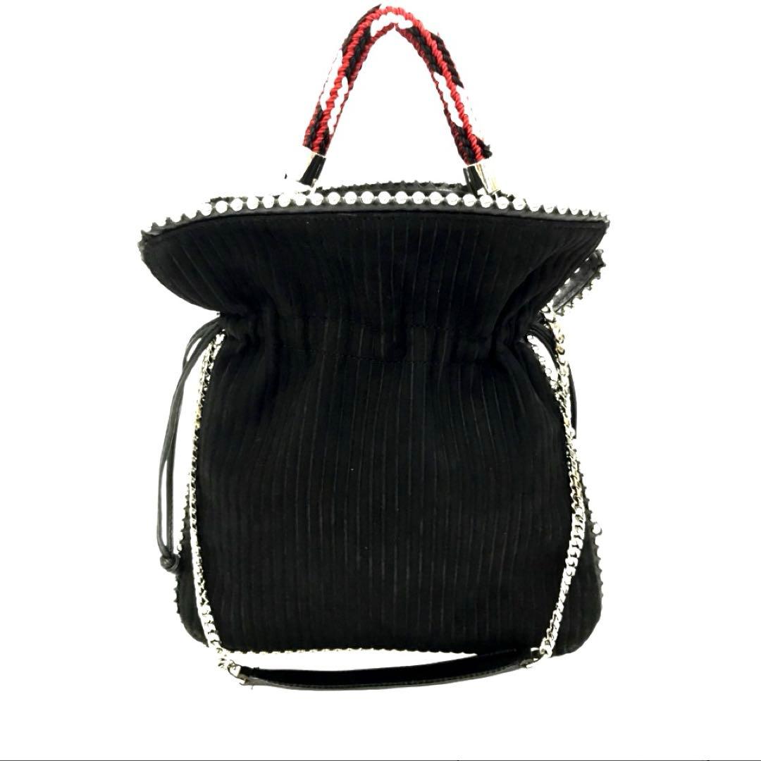 美品　les petits joueurs ショルダーバック　巾着型　ハンド