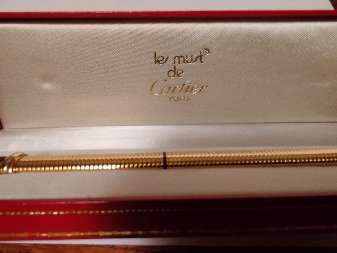 カルティエ 万年筆 Cartier Les Must ゴールド カルティエ万年筆