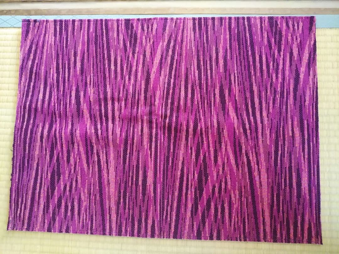 座席（シート）生地使用●マット（47cm×63cm）●鉄道部品②