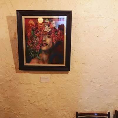 お花冠シリーズ オリジナル絵画 F10号サイズ