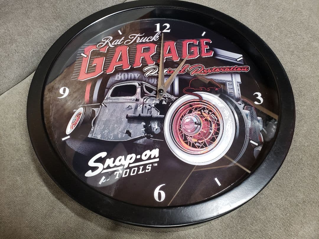 Snap-on スナップオン 壁掛け時計 パペット Snap-on 壁掛時計 内部照明